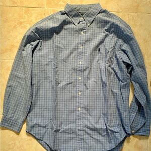 Polo by Ralph Lauren Light Blue Plaid Button-Down Shirt